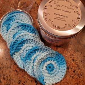 Reusable facial pads